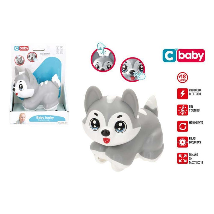 Cão Husky Colorbaby com Som e Movimento
