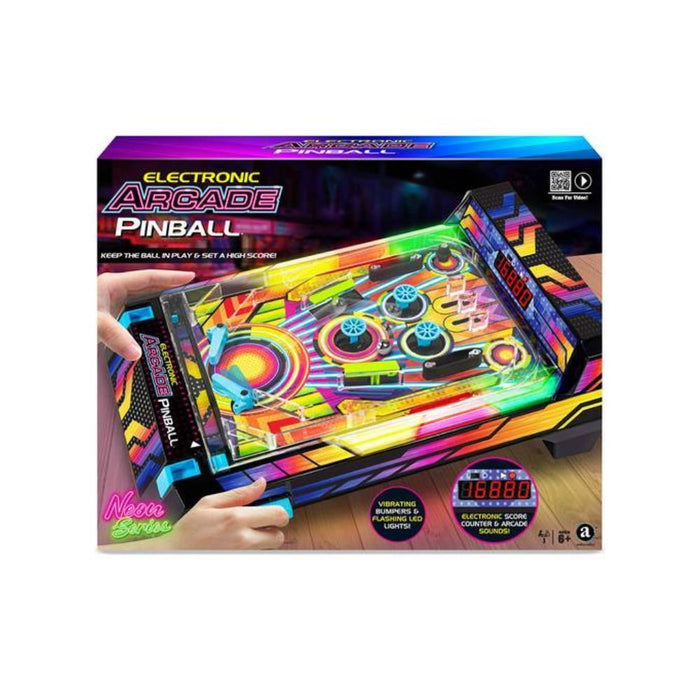 Jogo de Mesa Eletrónico Ambassador Arcade Pinball Neon