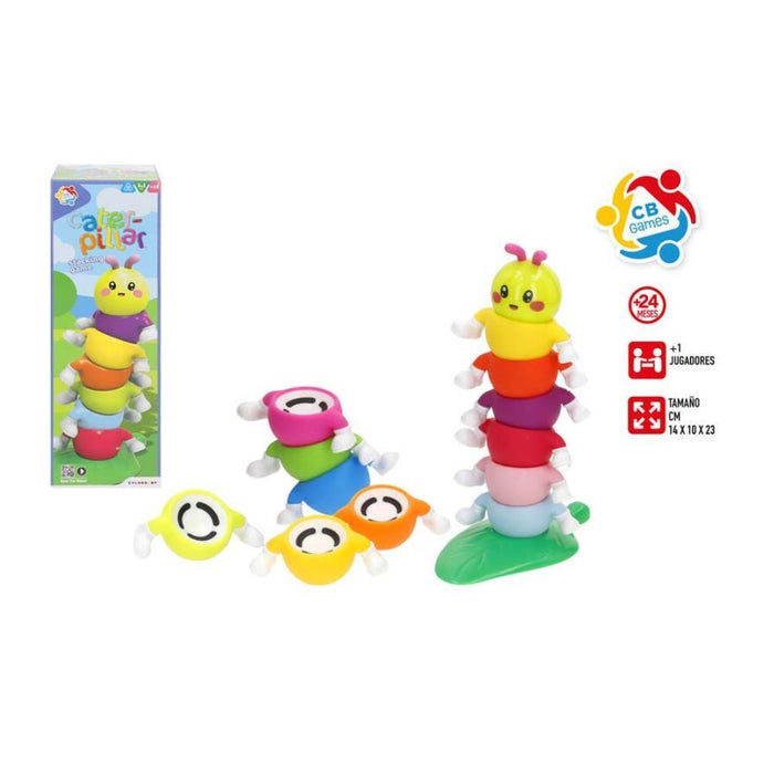 Jogo Lagarta de Empilhar CB Games