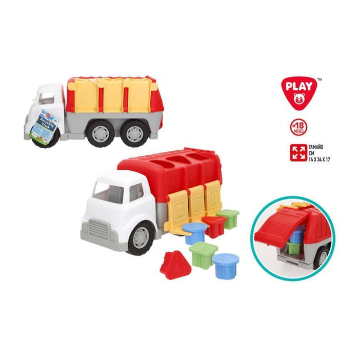 Camião Reciclagem 30 cm Play Go com Formas de Encaixe
