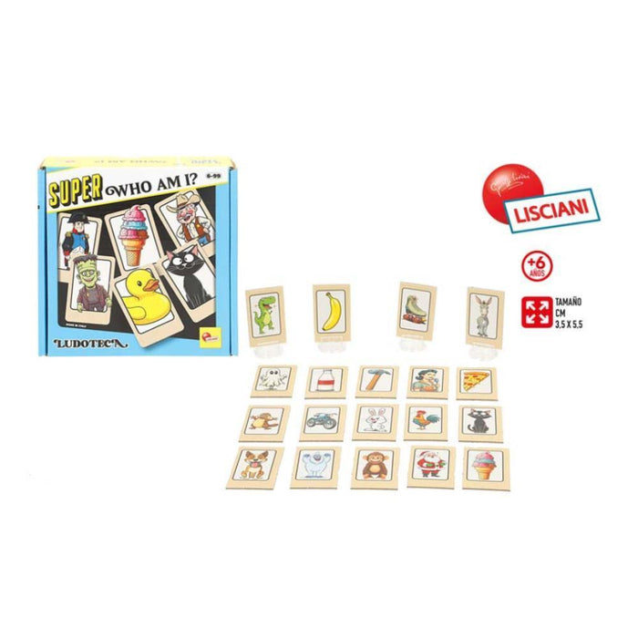 Super Jogo Lisciani Ludoteca Adivinha Quem Sou