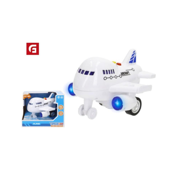 Avião Fricção Speed & Go com Luz e Som 1:20