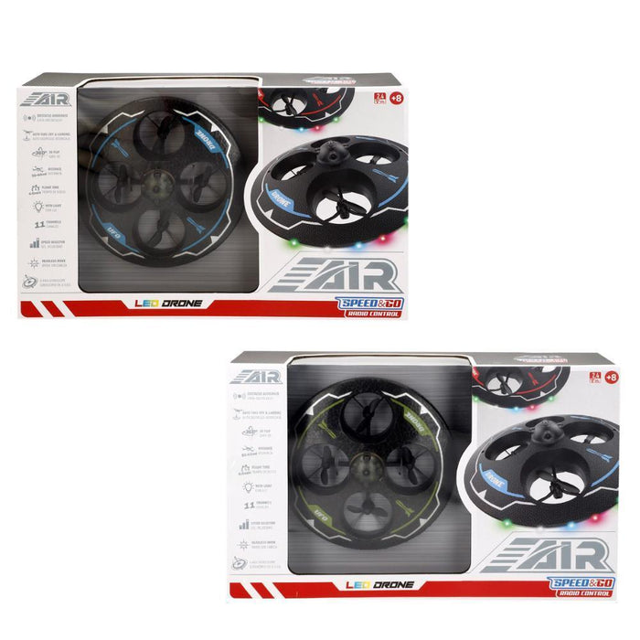 Disco Telecomandado RC 360º com Luz Speed&Go Air-Drone