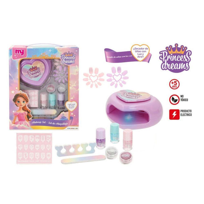 Conjunto de Maquilhagem e Manicure Princess Dreams
