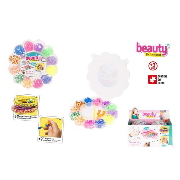 Cria as Tuas Pulseiras com Elásticos Beauty Flor