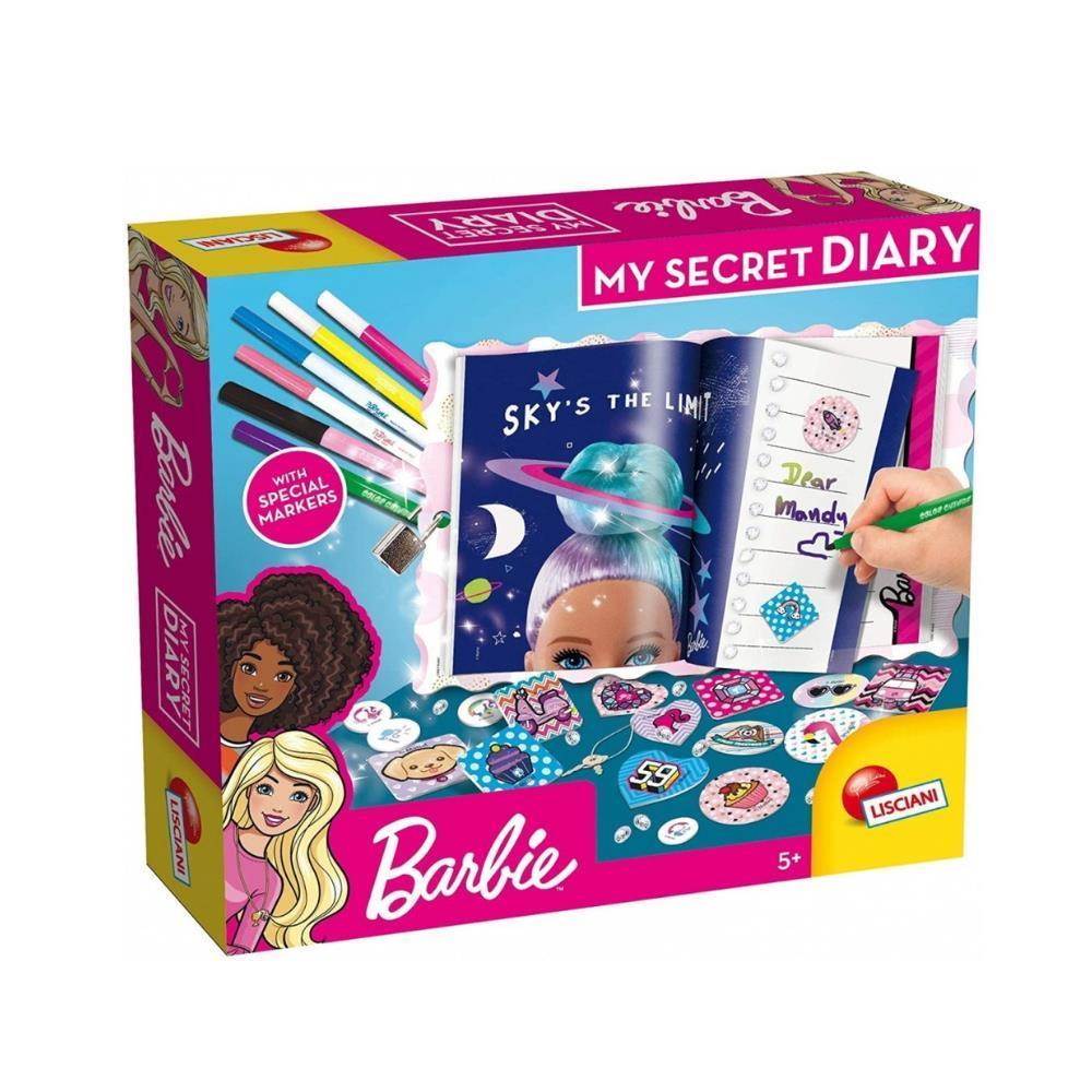 Barbie Secret Diary with Markers and Stickers