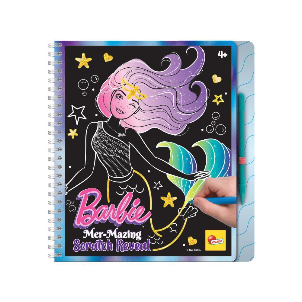 Livro para Raspar Barbie Mermazing Scratch Reveal