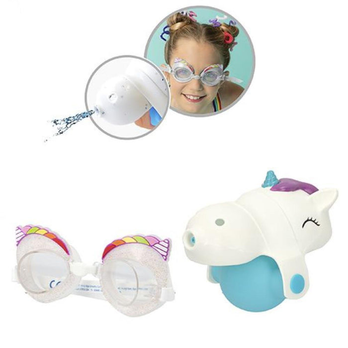 Óculos e Lançador de Água Aqua Trendz Unicórnio