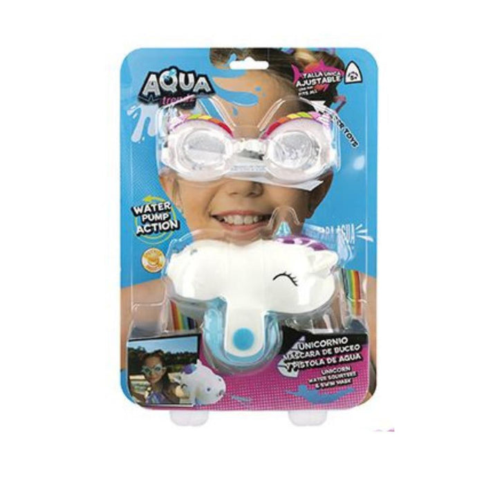 Óculos e Lançador de Água Aqua Trendz Unicórnio