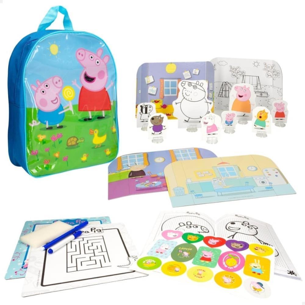 Mochila Peppa Pig com Conjunto Criativo
