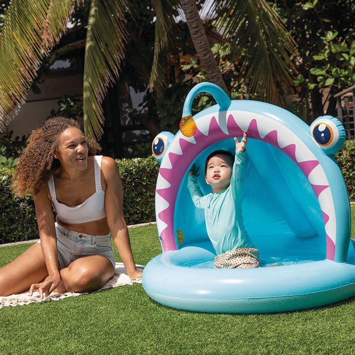 Piscina Infantil Insuflável Intex Peixe-Lanterna com Capota