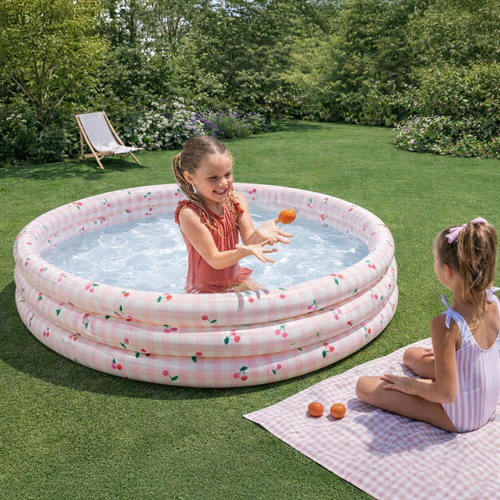 Piscina Insuflável com 3 Aros Intex Cerejas 147x33cm