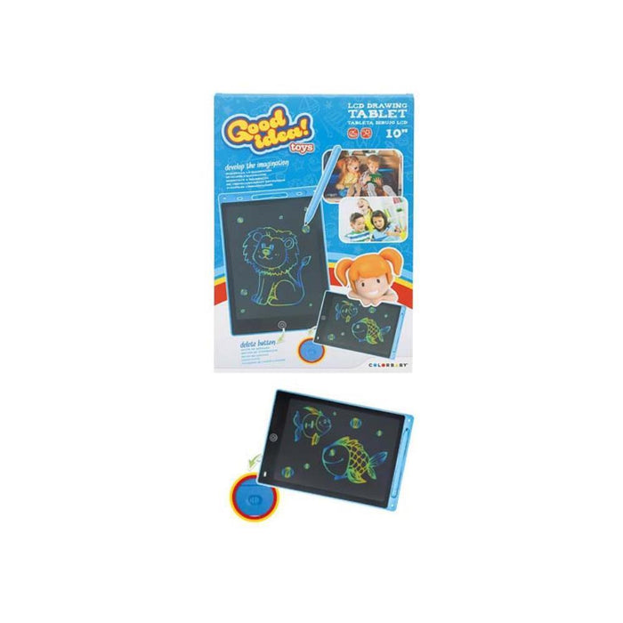 Tablet Mágico a Cores LCD 25cm Azul GoodIdea