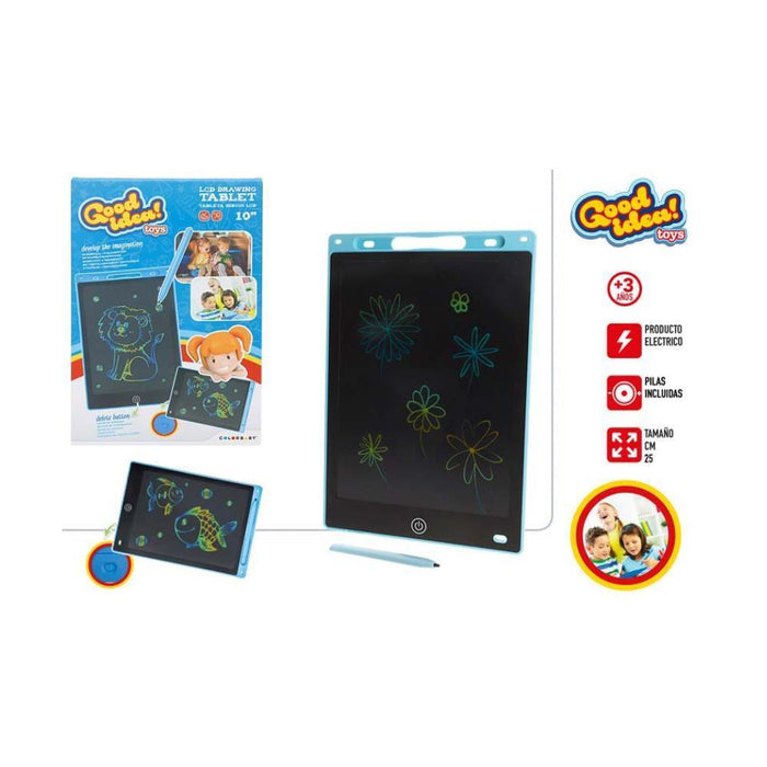 Tablet Mágico a Cores LCD 25cm Azul GoodIdea