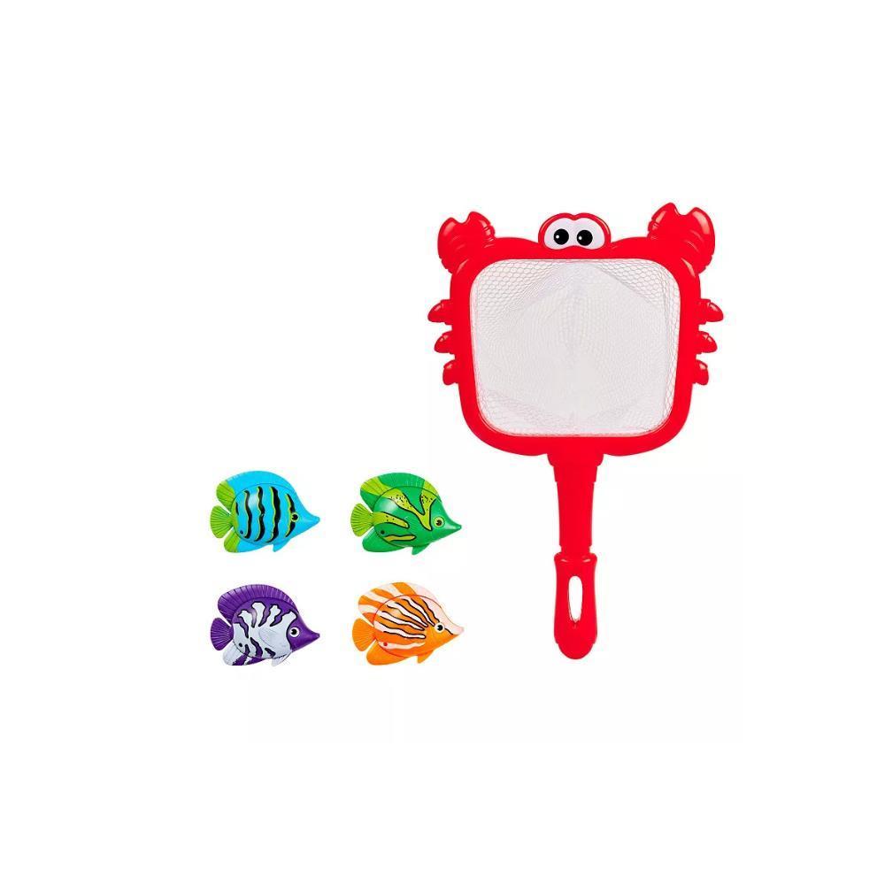 Jogo de Pesca com 4 Peixes e Rede de Pesca AquaWorld