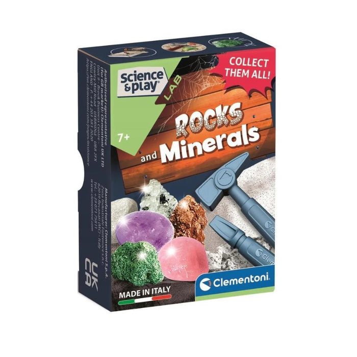 Mini Kit de Escavação de Minerais e Pedras Preciosas Clementoni Science