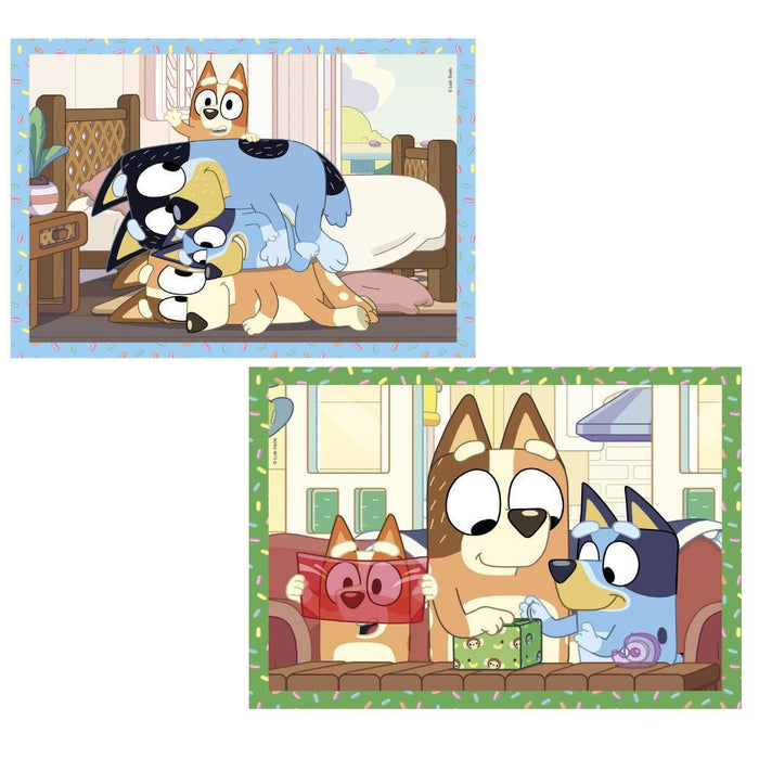 4 Puzzles Progressivos Clementoni Bluey 12 a 24 Peças