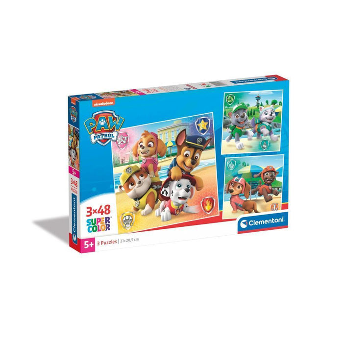 3 Puzzles Clementoni Paw Patrol 48 Peças