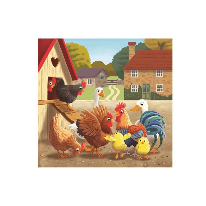 3 Puzzles Clementoni The Farm Moments 48 Peças