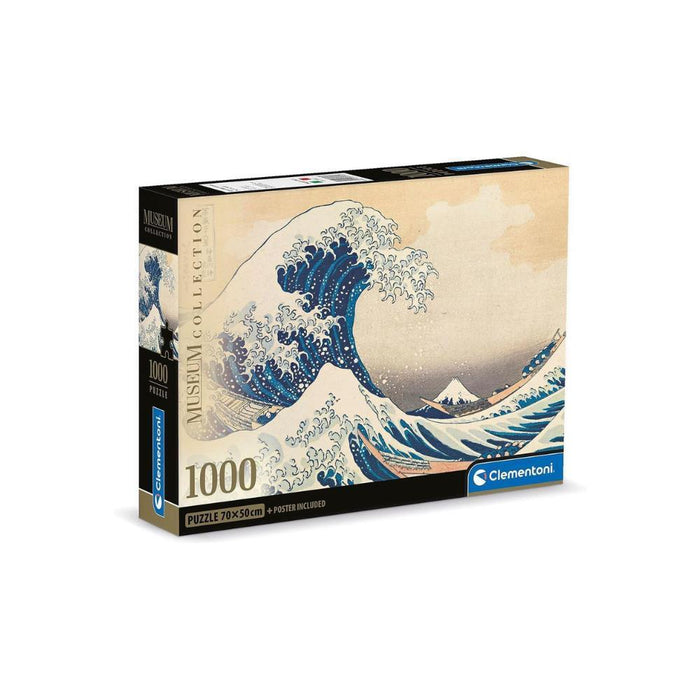 Puzzle Clementoni Museum Hokusai Great Wave 1000 Peças