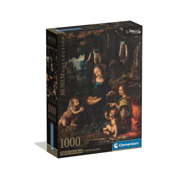 Puzzle Clementoni Museum Leonardo The Virgin Of The Rock 1000 Peças
