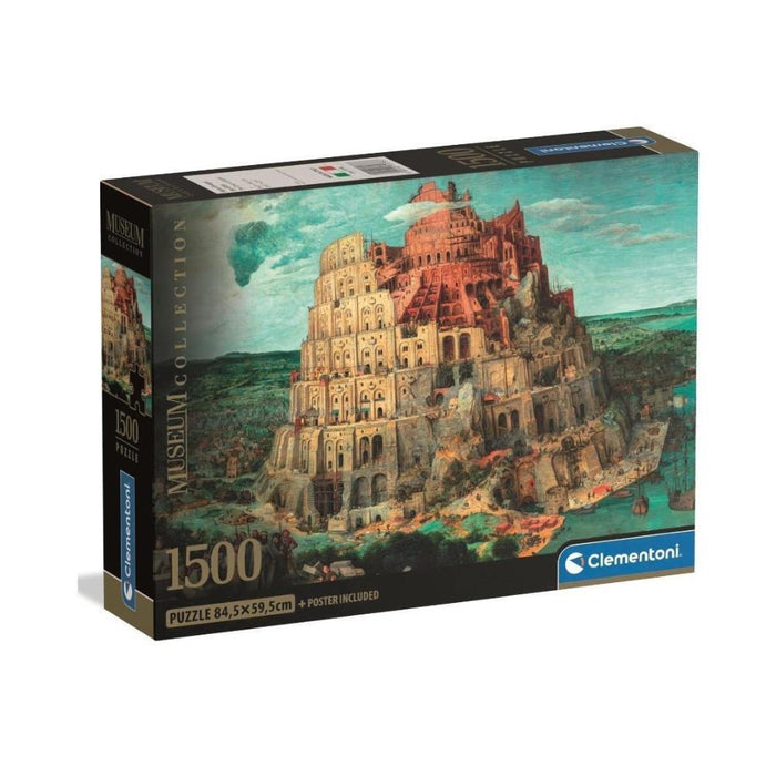 Puzzle Clementoni Museum Bruegel Babel Tower 1500 Peças