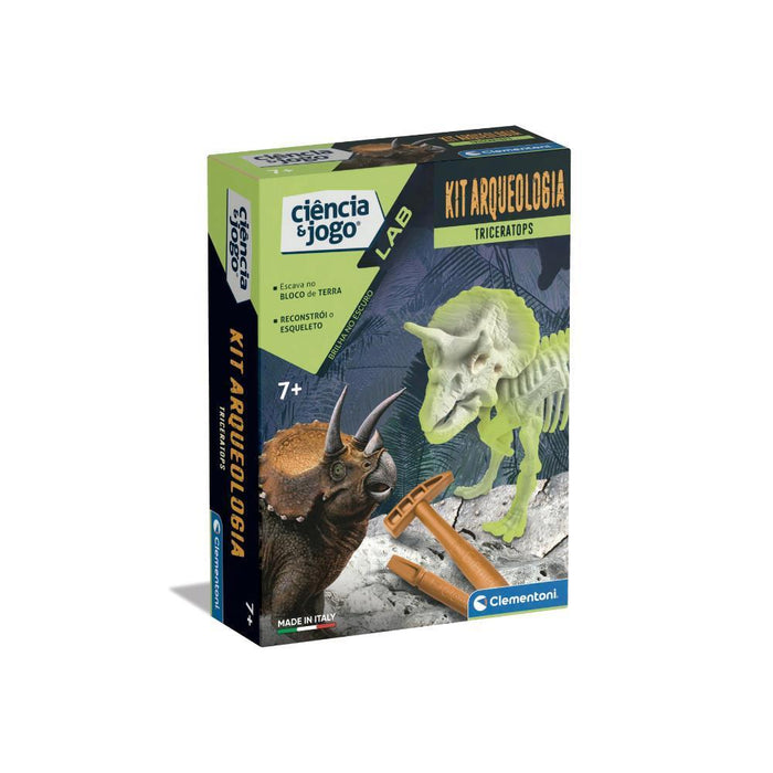 Kit de Arqueologia Clementoni Lab Triceratops