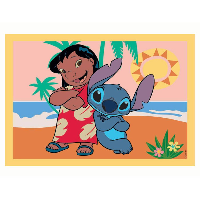 4 Puzzles Progressivos Clementoni Stitch 12 a 24 Peças