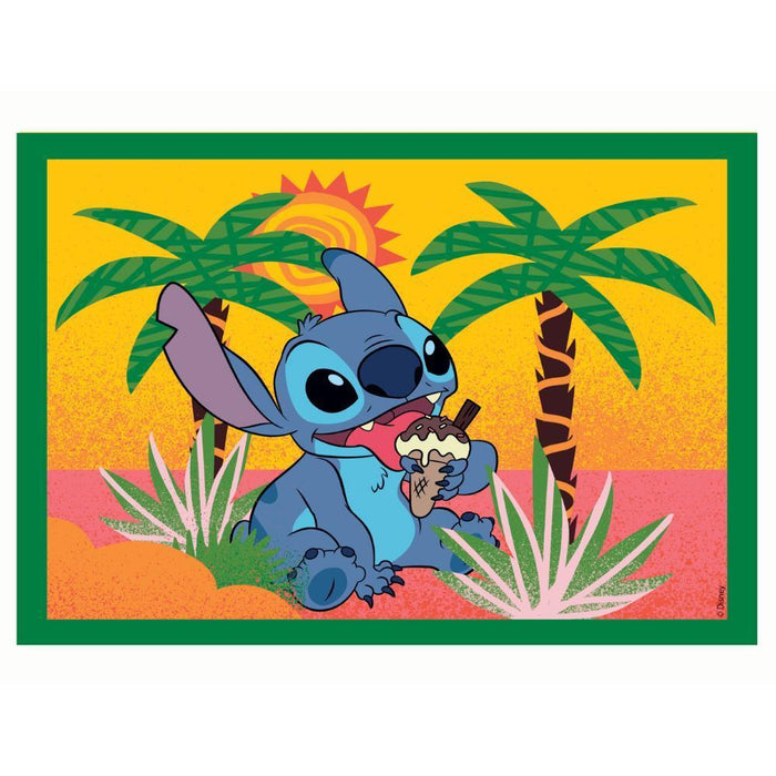 4 Puzzles Progressivos Clementoni Stitch 12 a 24 Peças