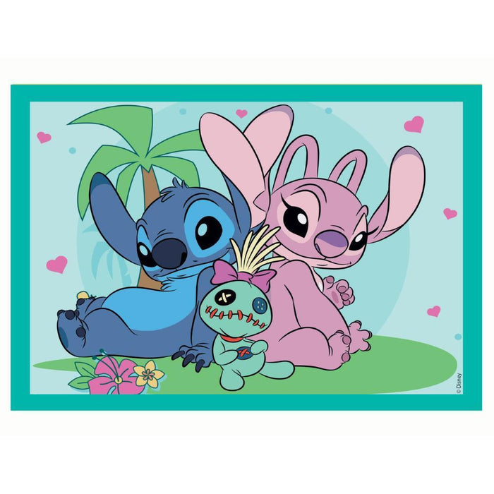 4 Puzzles Progressivos Clementoni Stitch 12 a 24 Peças