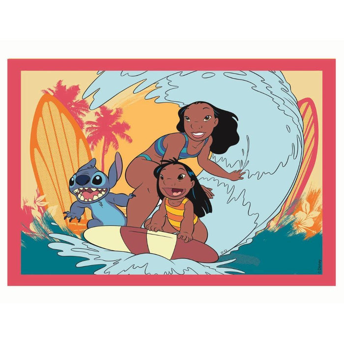 4 Puzzles Progressivos Clementoni Stitch 12 a 24 Peças