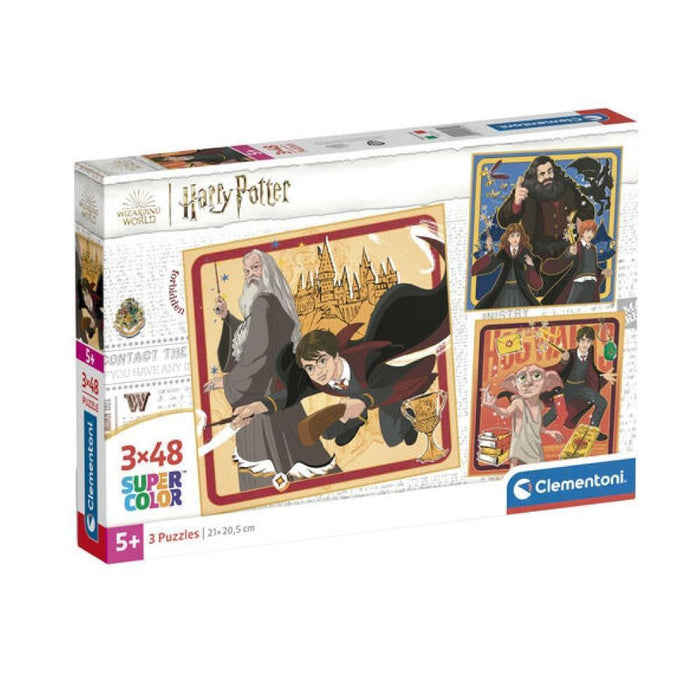 3 Puzzles Clementoni Harry Potter 48 Peças