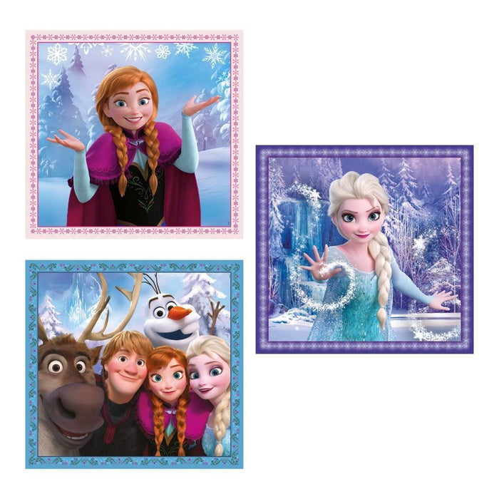 3 Puzzles Clementoni Disney Frozen 48 Peças