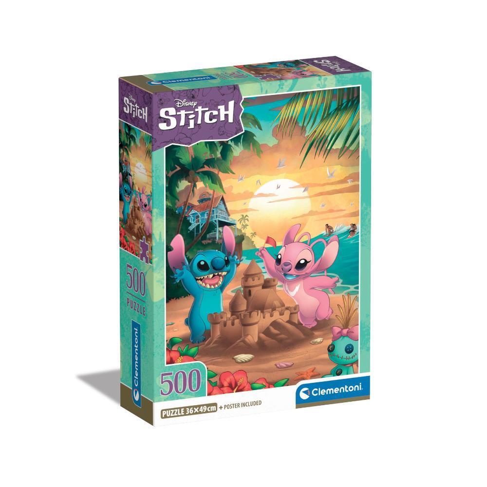 Rompecabezas de 500 piezas de Stitch de Disney de Clementoni