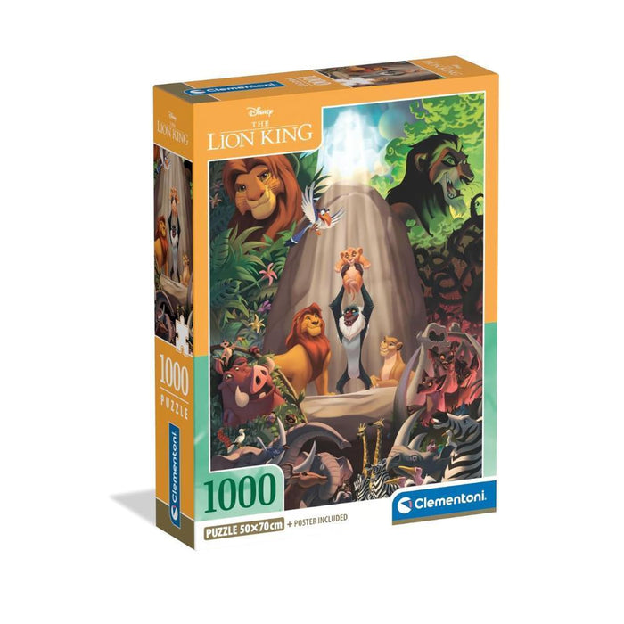 Puzzle Clementoni Disney O Rei Leão 1000 Peças