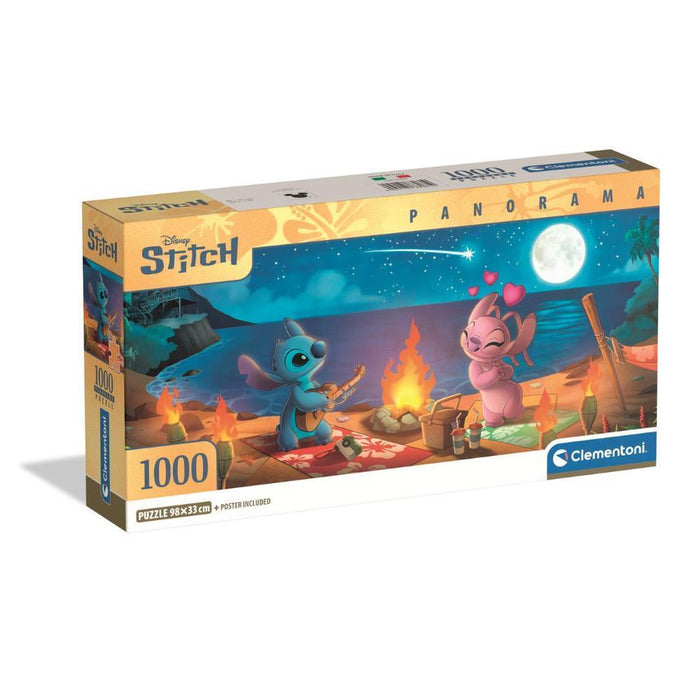 Puzzle Clementoni Panorama Disney Stitch 1000 Peças