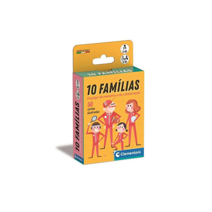 Jogo de Cartas Clementoni 10 Famílias
