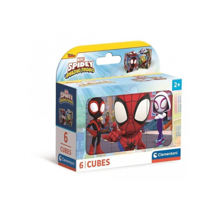 Puzzle Clementoni Spidey and Friends 6 Cubos