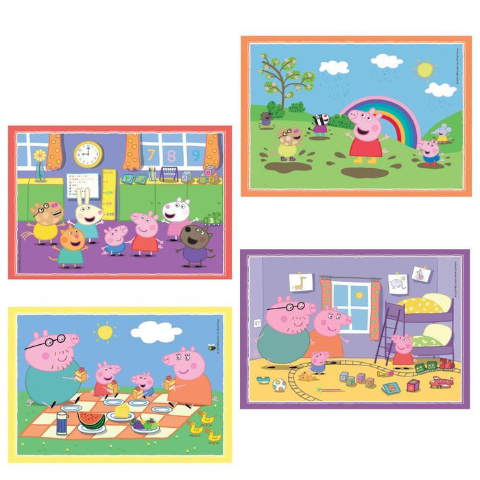 4 Puzzles Progressivos Clementoni Peppa Pig