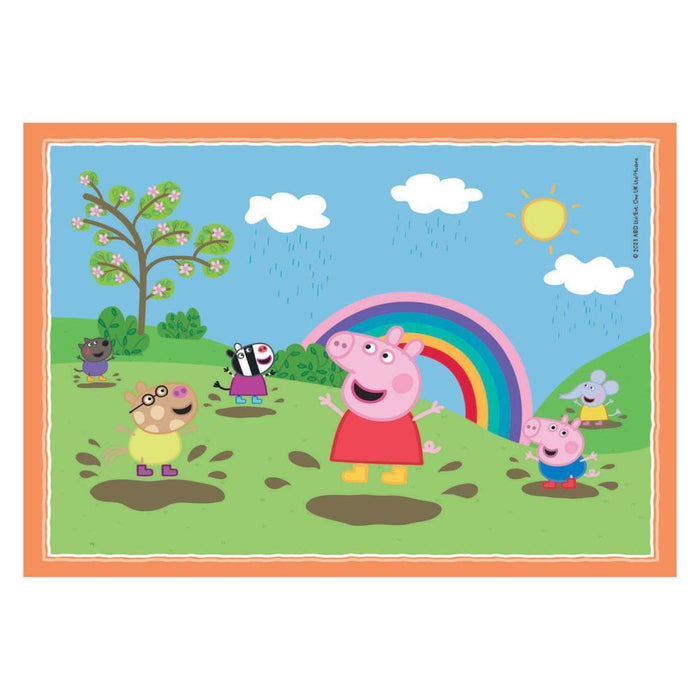 4 Puzzles Progressivos Clementoni Peppa Pig