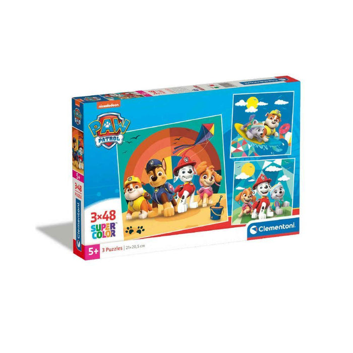 3 Puzzles Clementoni Patrulha Pata 48 Peças