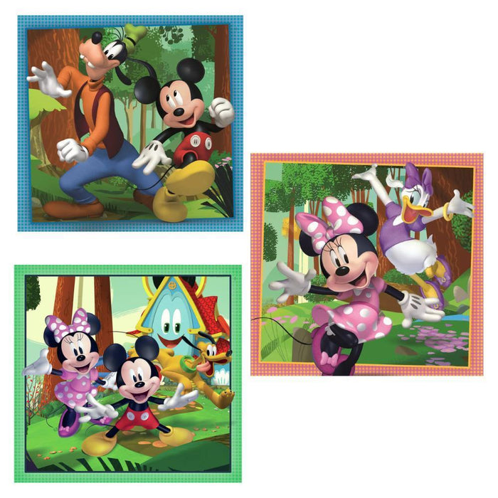 3 Puzzles Clementoni Mickey & Friends 48 Peças