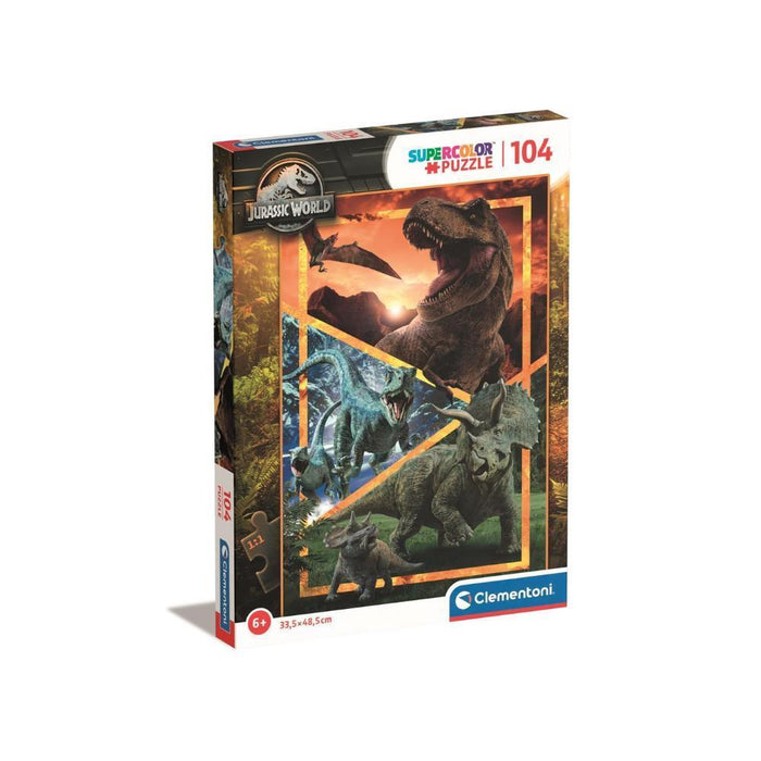 Puzzle Clementoni Jurassic World Rebirth 104 Peças