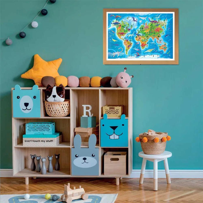 Puzzle Clementoni Super Mapa de Dinossauros 180 Peças