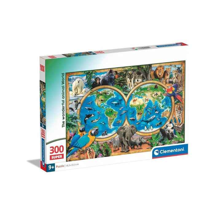 Puzzle Clementoni Super Maravilhoso Mundo Animal 300 Peças