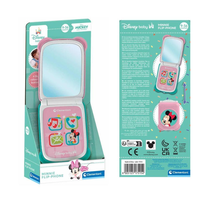 Telemóvel Flip Clementoni Baby Disney Minnie