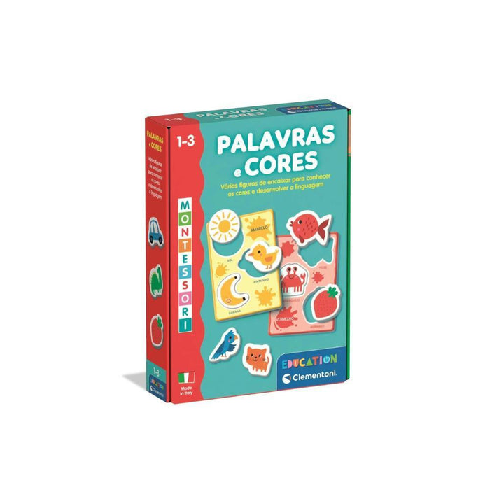 Jogo Montessori Clementoni Palavras e Cores
