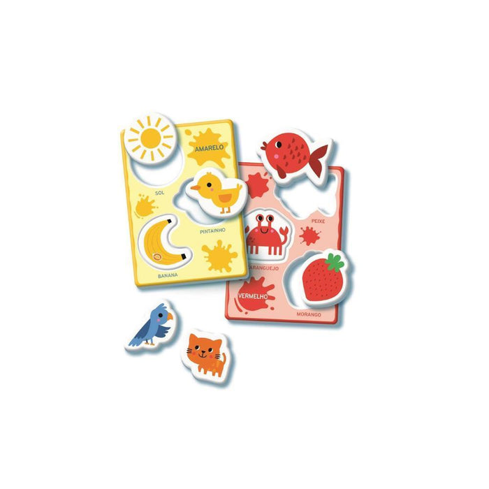 Jogo Montessori Clementoni Palavras e Cores