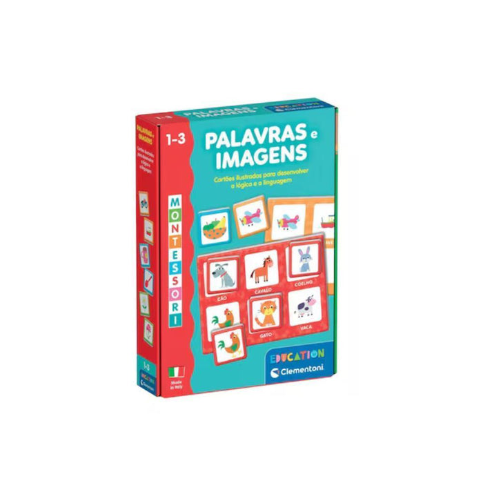 Jogo Montessori Clementoni Palavras e Imagens