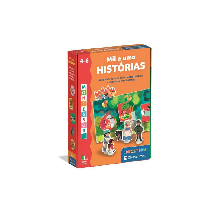 Jogo Montessori Clementoni Mil e Uma Histórias